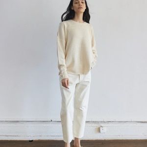 Brochu Walker Crewneck Elbow-Patch Sweater